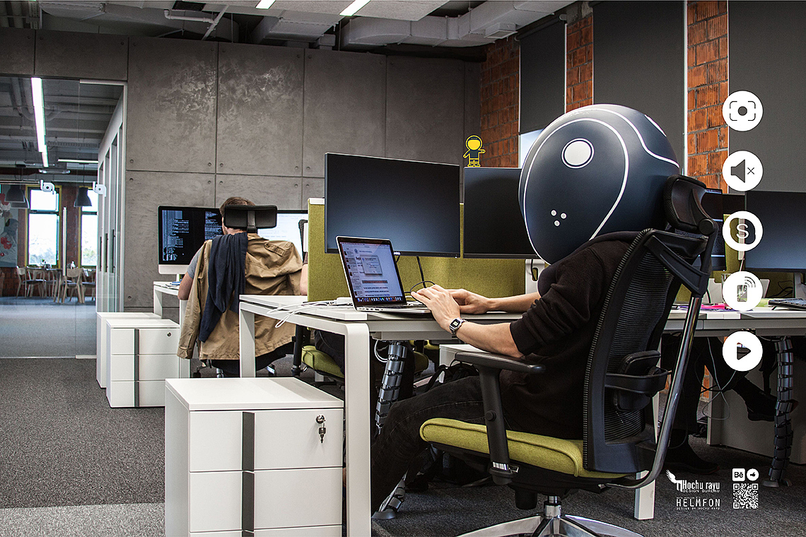 helmfon，Noise reduction helmet，Digital，product design，