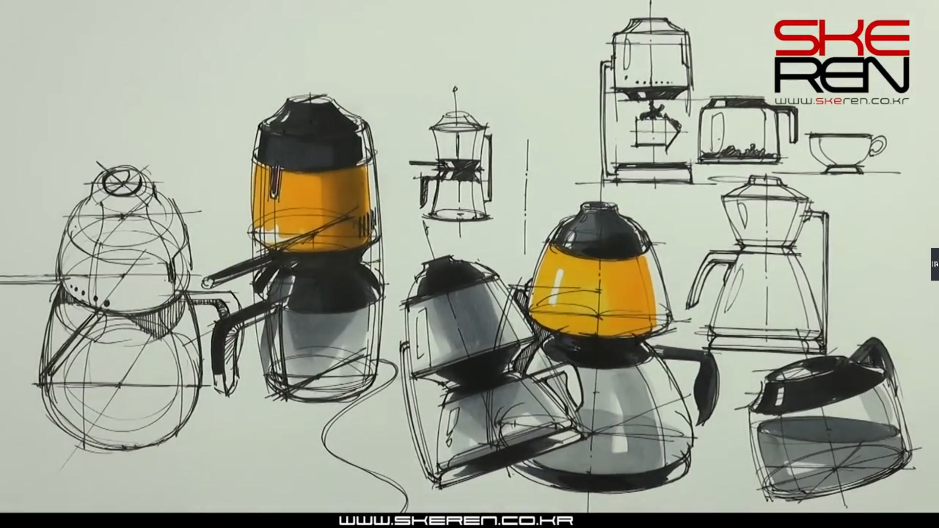 Hand drawn，industrial design，Basics，sketch，performance，