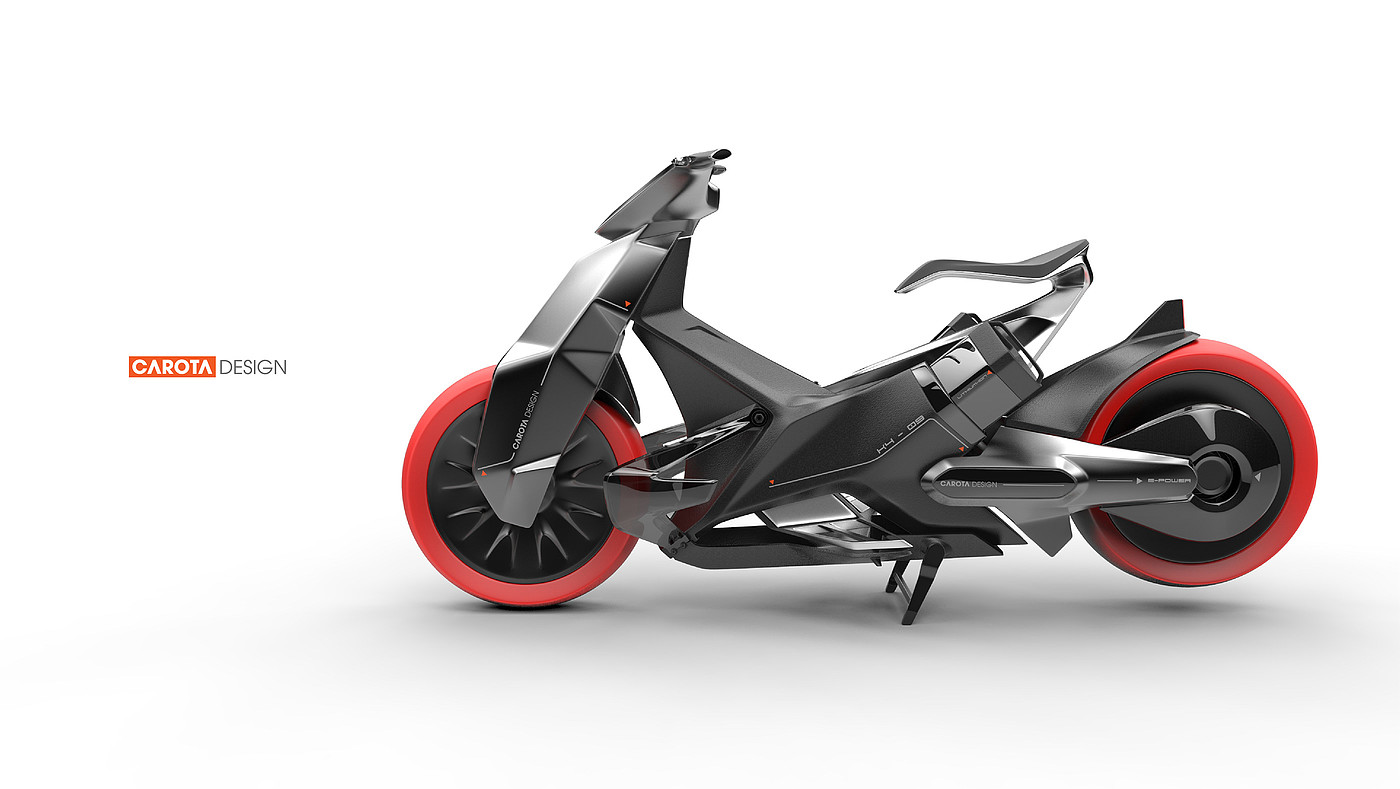 industrial design，concept，motorcycle，