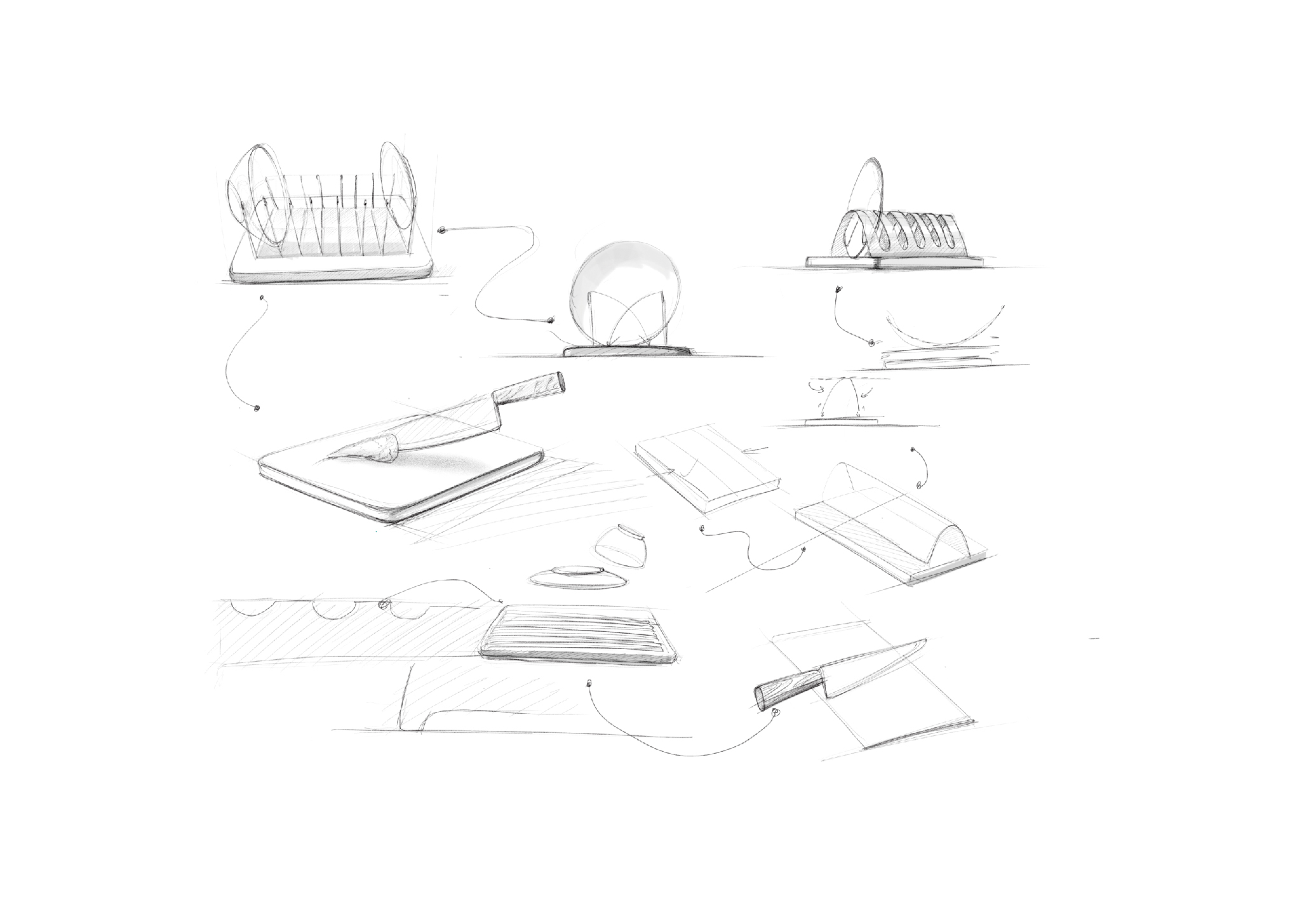 chopping block，Drainage frame，kitchen，life，originality，space，