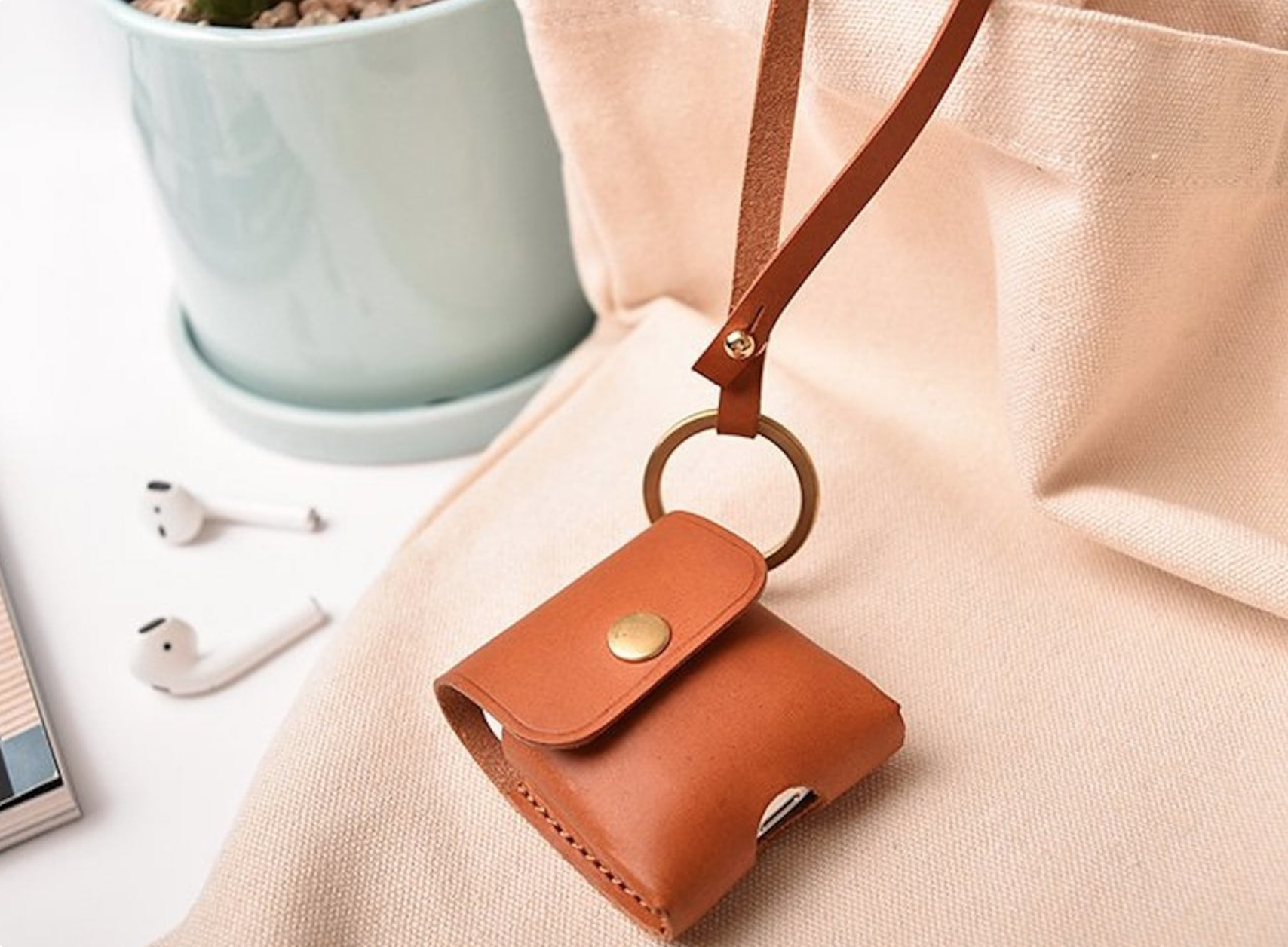 airpods，Beltto Leather，package，headset，