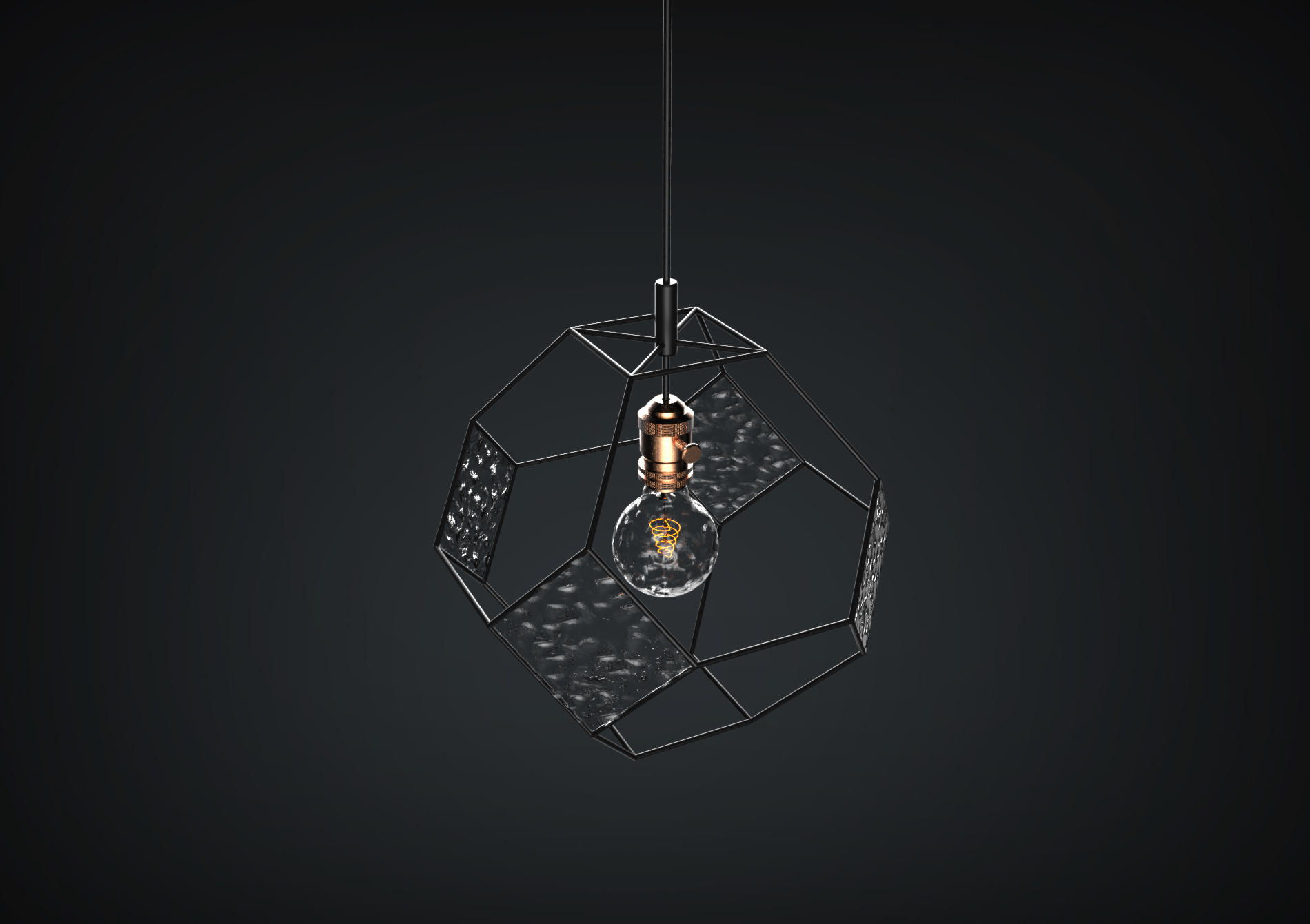 Lamp design，Industrial wind，Metal，