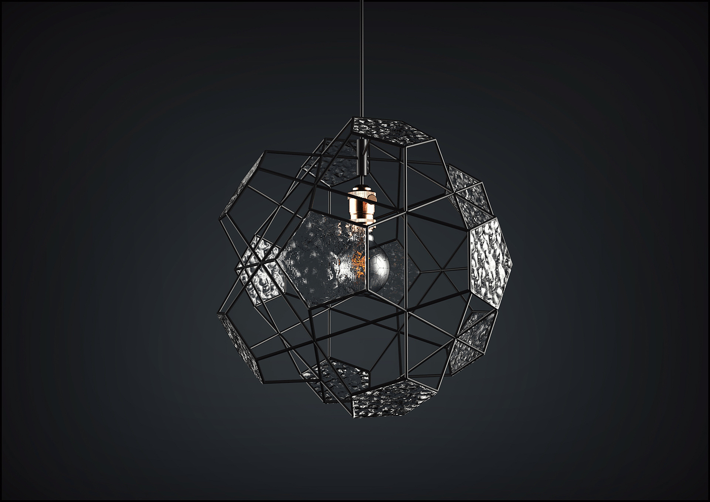 Lamp design，Industrial wind，Metal，