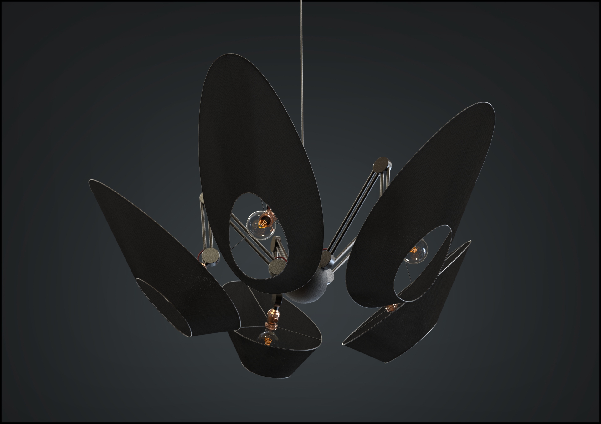 Lamp design，Industrial wind，Metal，