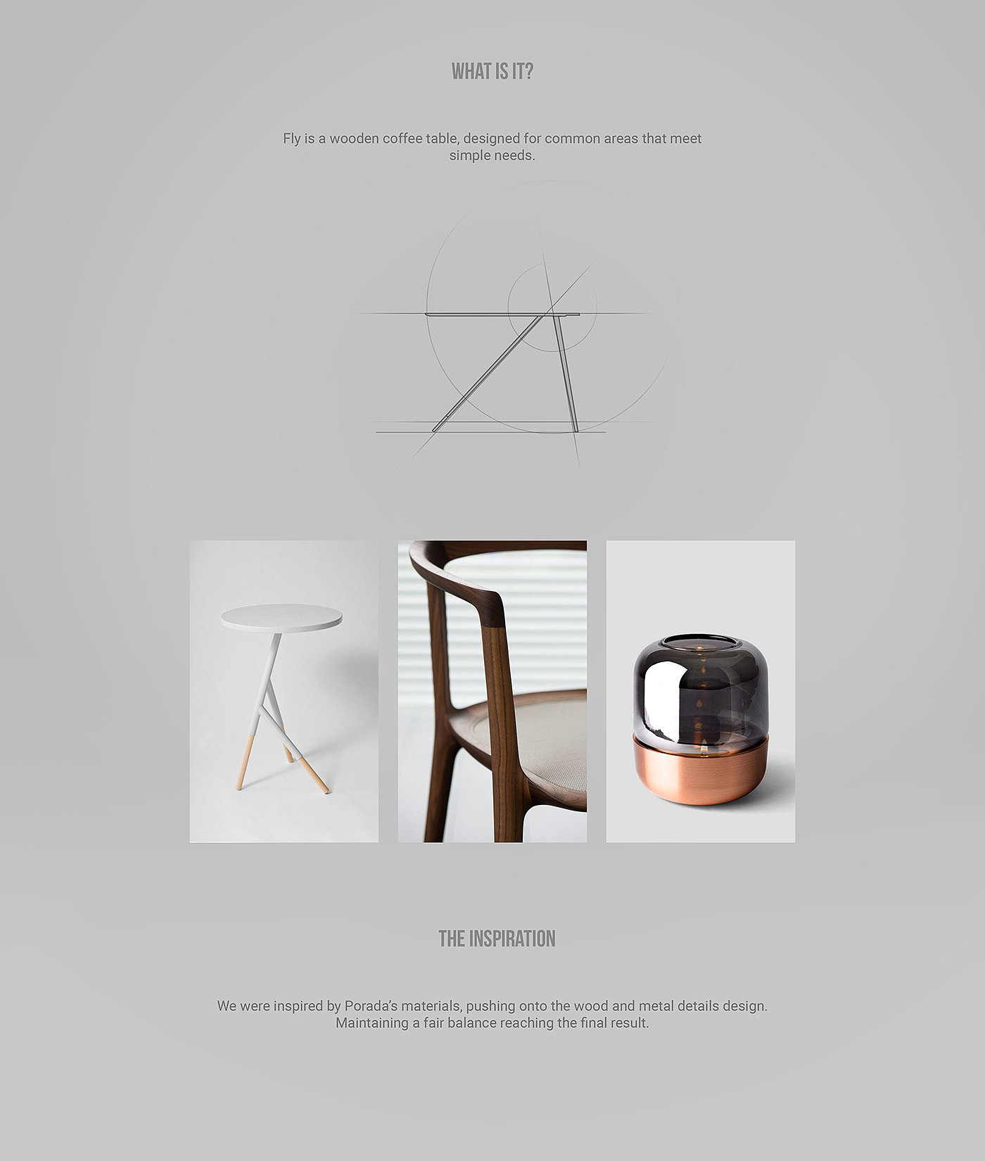 FLY - Porada，FLY，wooden ，Side table，Home Furnishing，