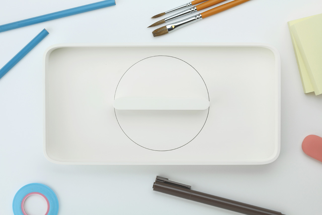 Dial Tray，desktop，Stationery，white，Receive，Tray，