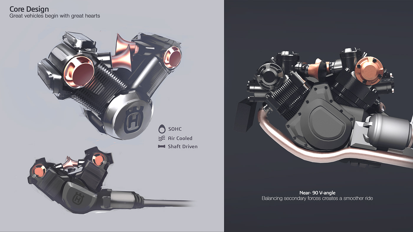 John O'Laughlin，canyon，Husqvarna，motorcycle，Design，