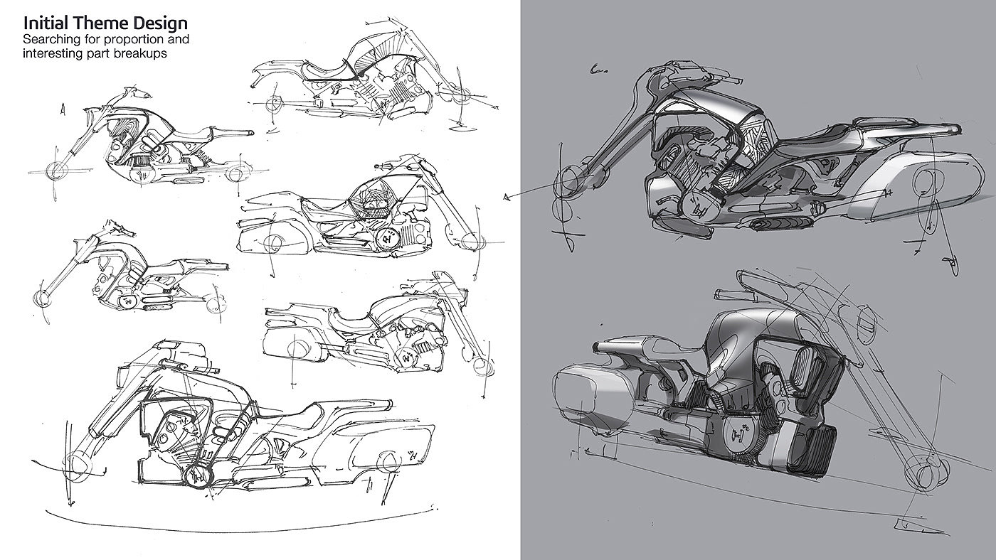 John O'Laughlin，峡谷，Husqvarna，摩托车，设计，