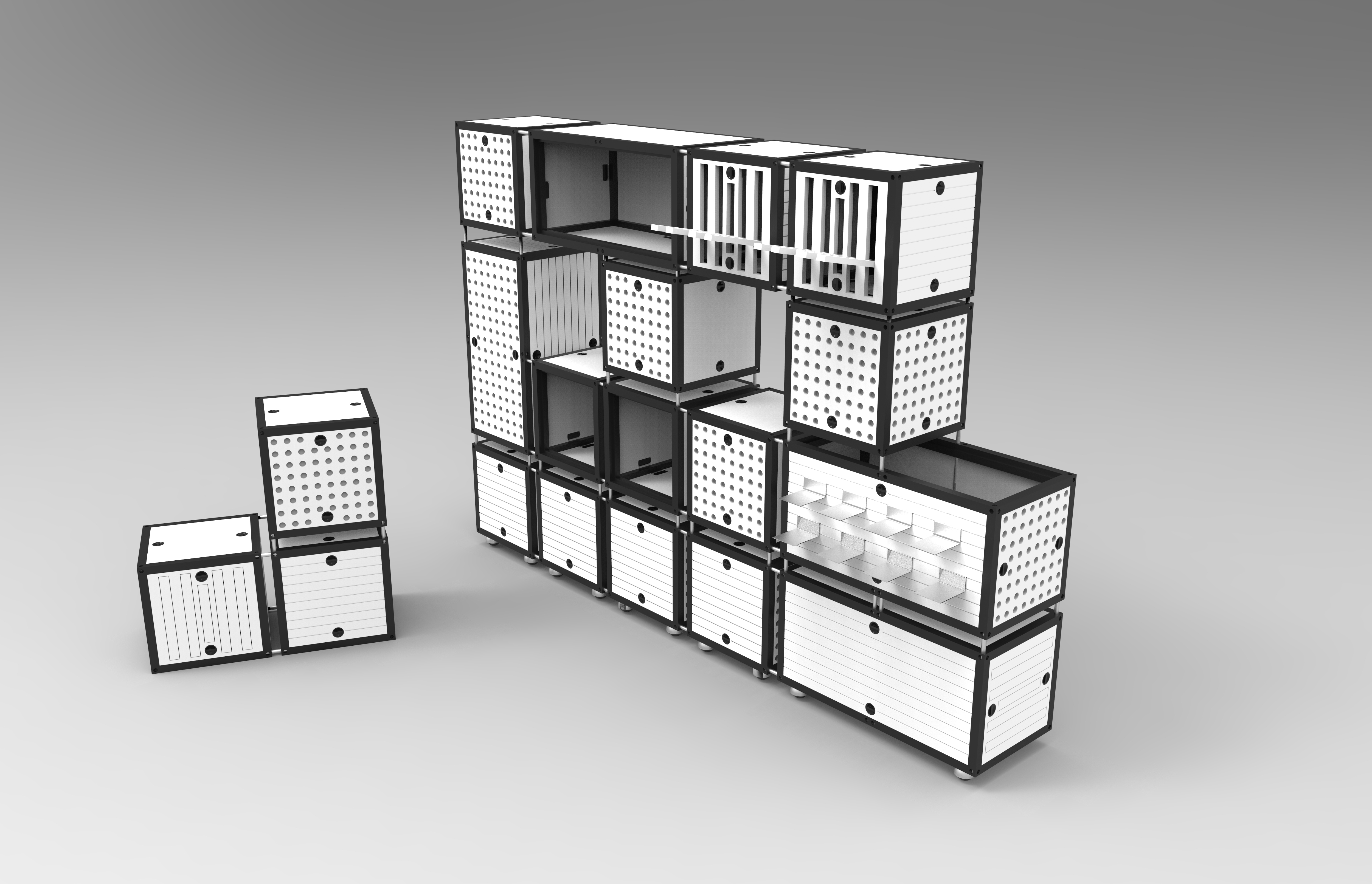 multi-function，combination，removable，container，Simplicity，