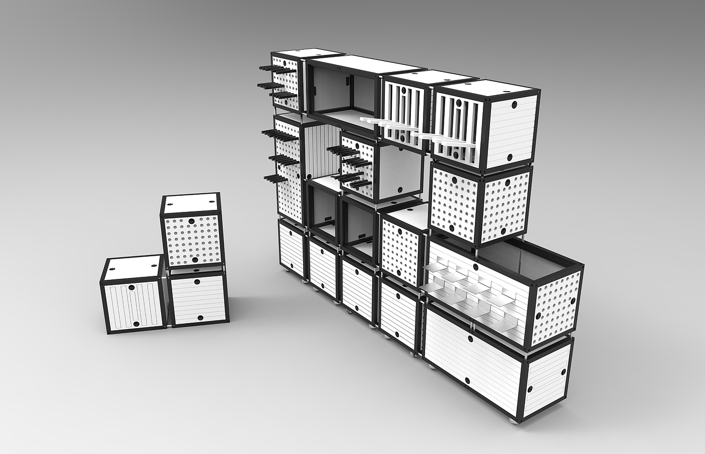 multi-function，combination，removable，container，Simplicity，