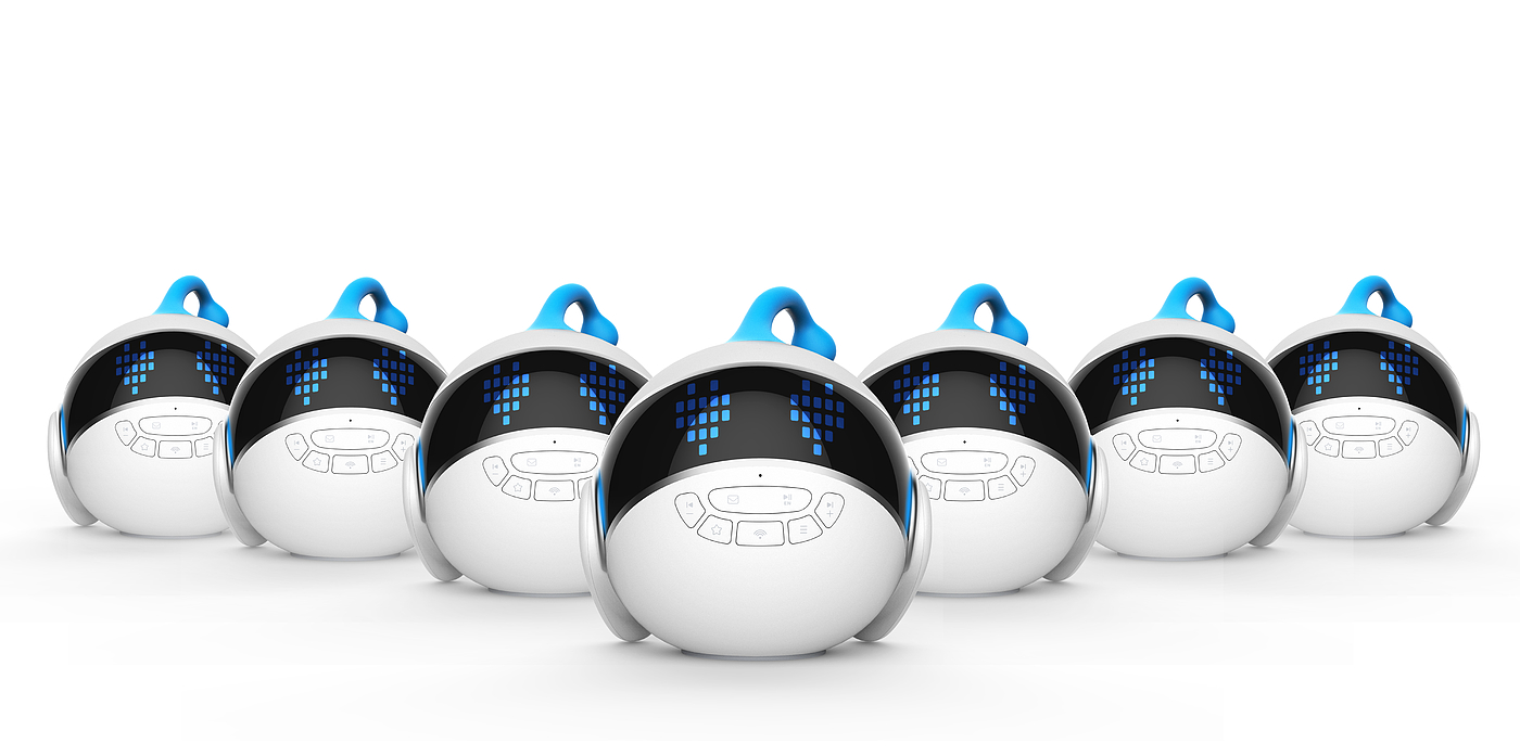 Children's product design，robot，Children's products，intelligent robot，Accompanying products，Aijia industrial design，Appearance design，Product design company，