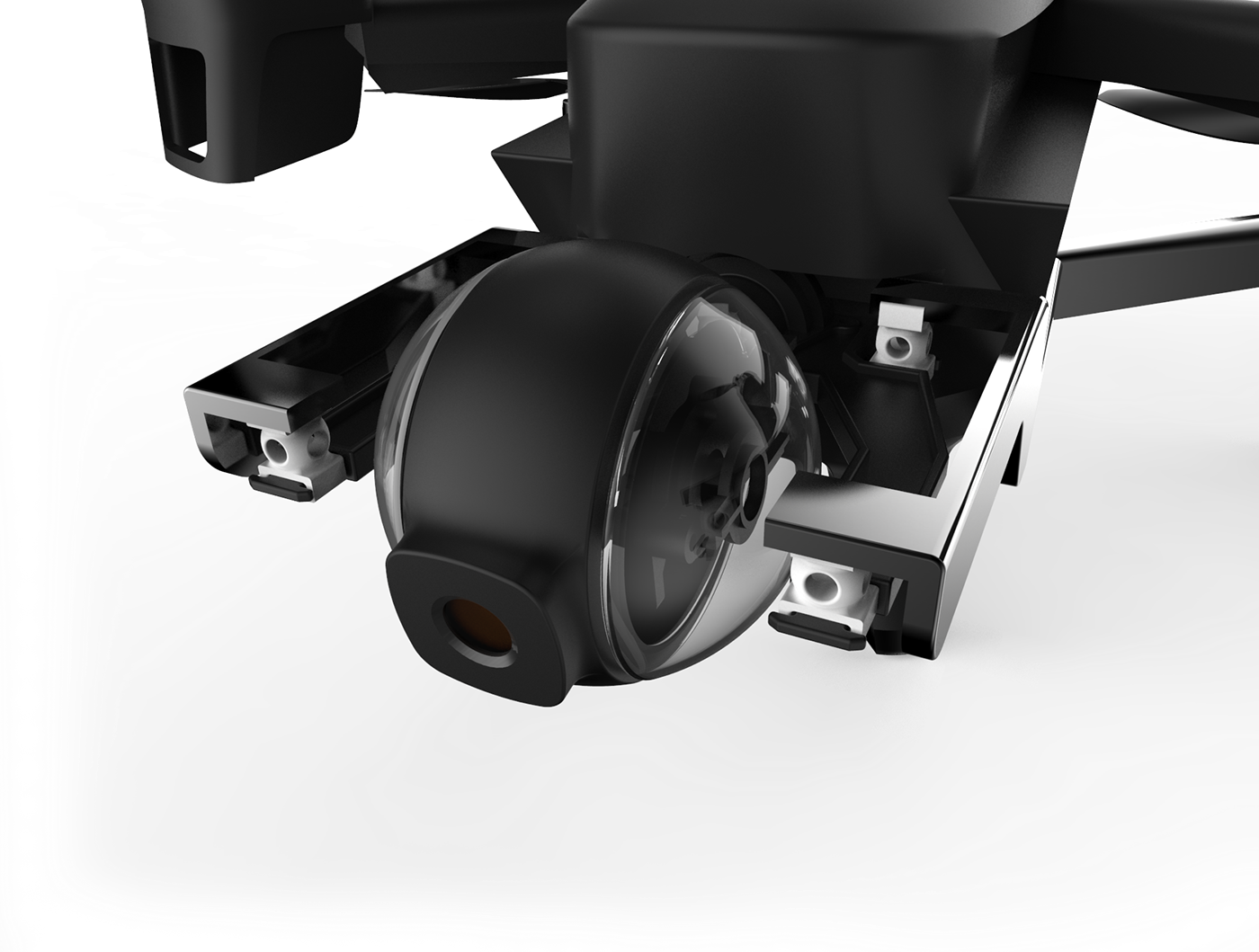 Parrot ANAFI，Anafi，Parrot，fold，sketch，black，UAV，