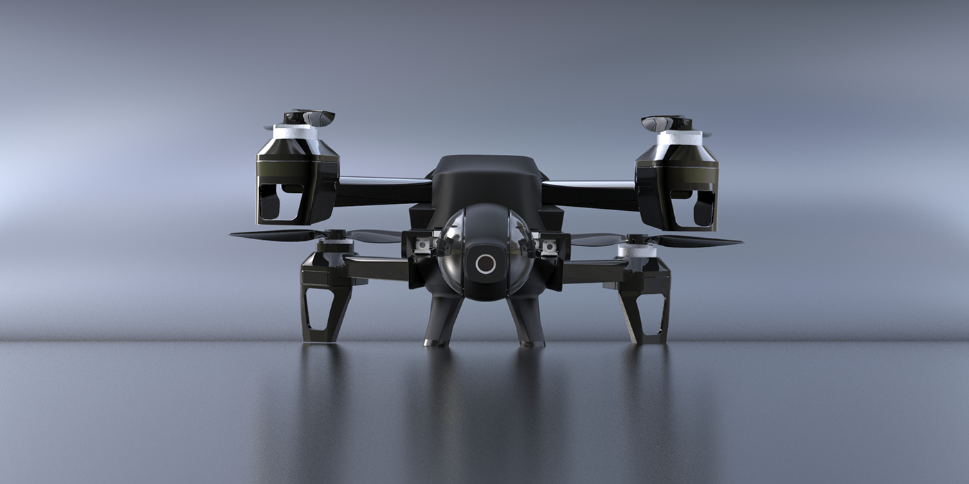 Parrot ANAFI，Anafi，Parrot，fold，sketch，black，UAV，