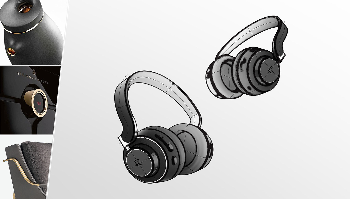 wireless，Earphone design，product design，