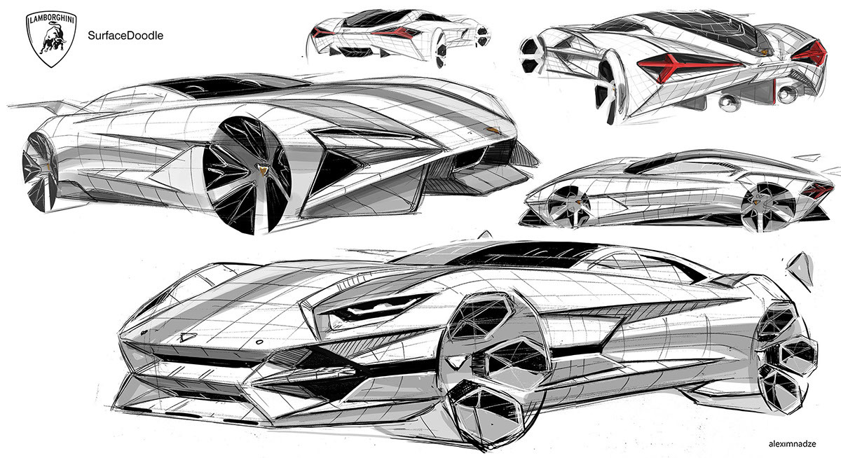 Automatic design，Hand drawn design，Traffic design，product，industrial design，