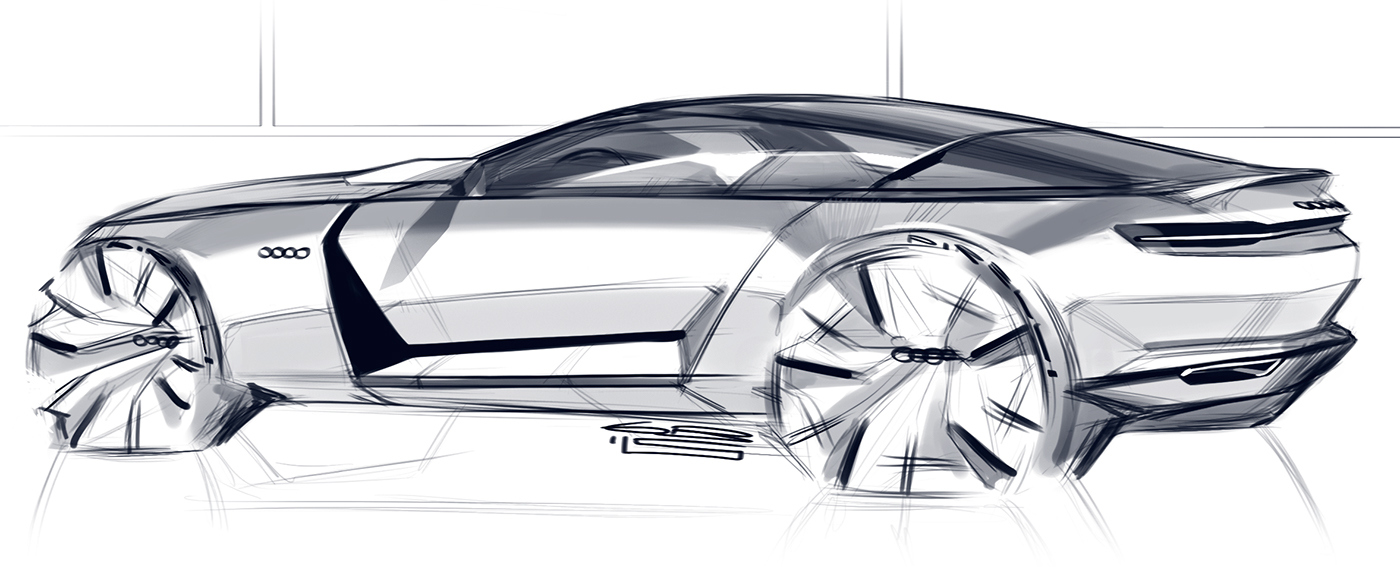 Automatic design，Hand drawn design，Traffic design，product，industrial design，