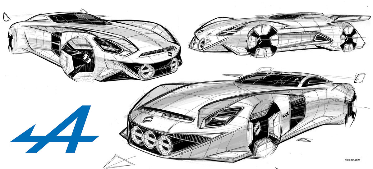 Automatic design，Hand drawn design，Traffic design，product，industrial design，