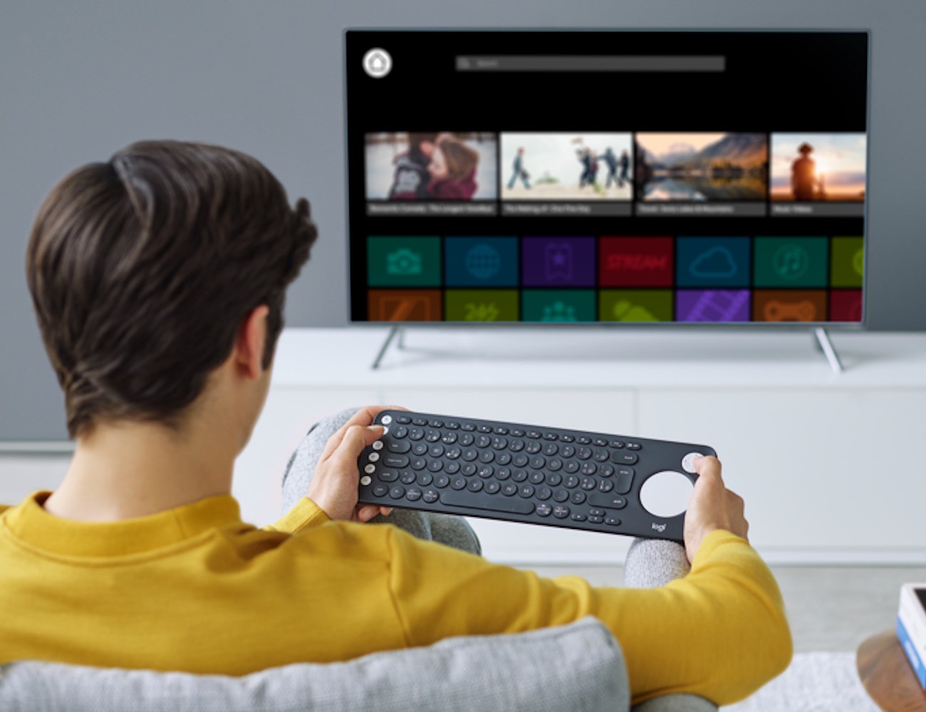 intelligence，keyboard，Logitech K600，