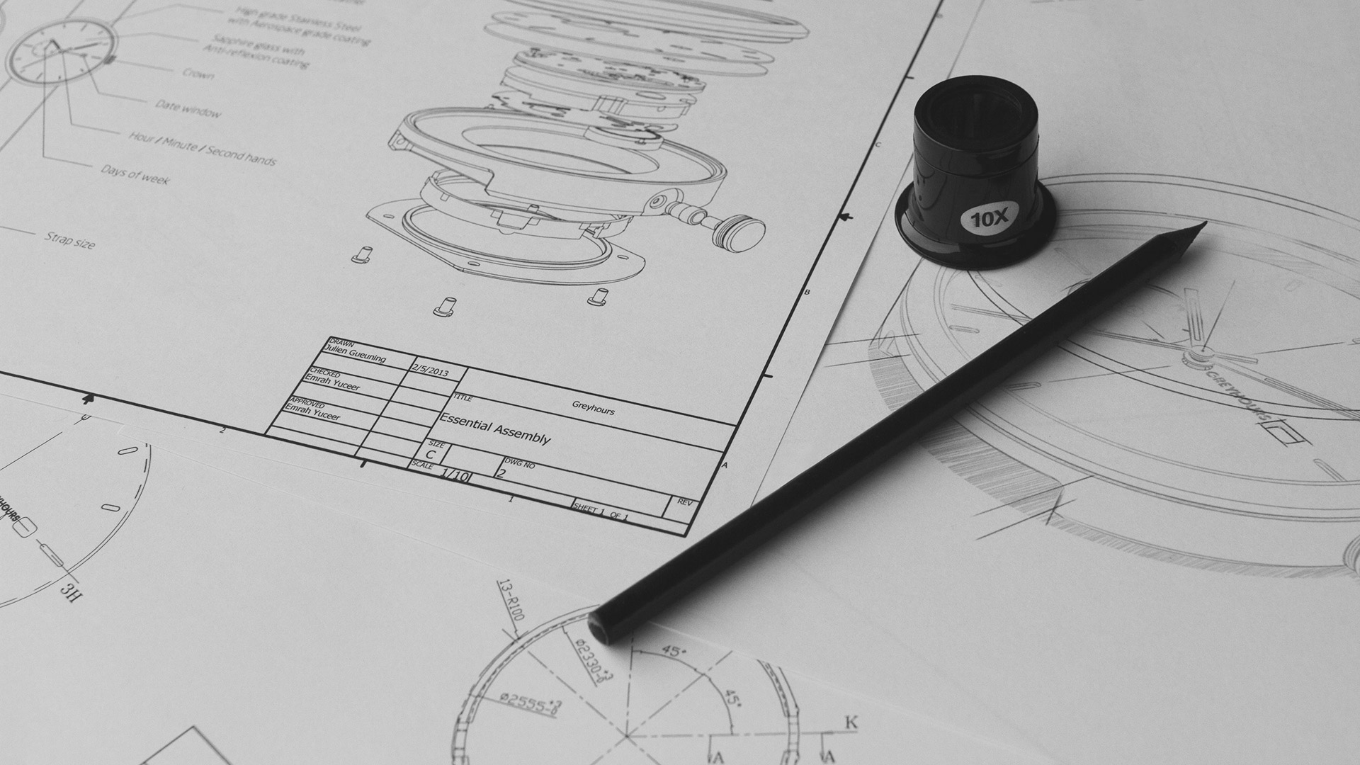 Wrist watch，GREYHOURS，Minimalist，fashion，