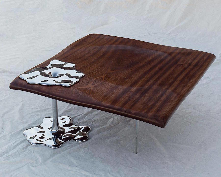 wood，stainless steel，Sculpture，fashion，modern，flow，