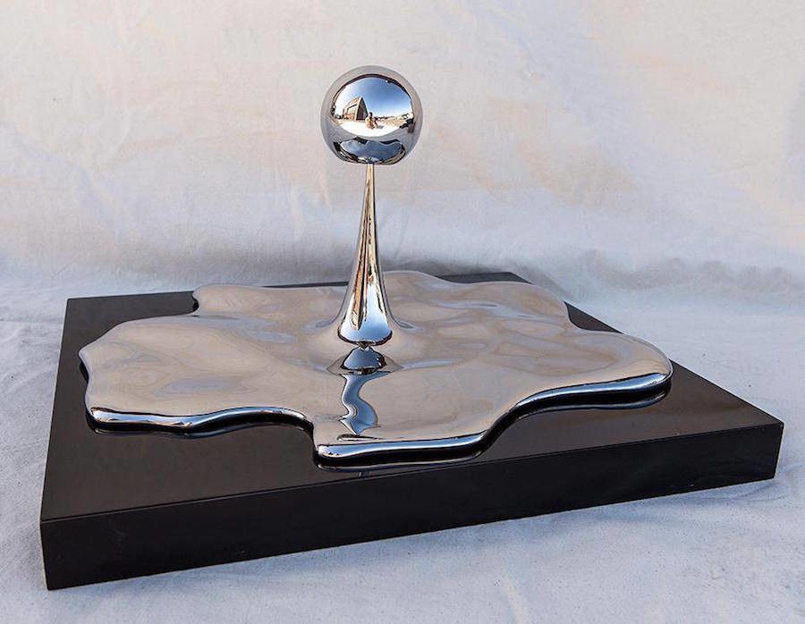 wood，stainless steel，Sculpture，fashion，modern，flow，