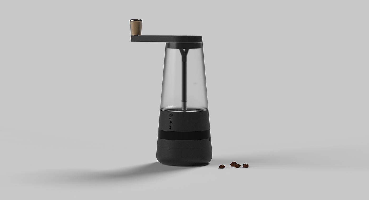 product design，Coffee grinder，AMBER，