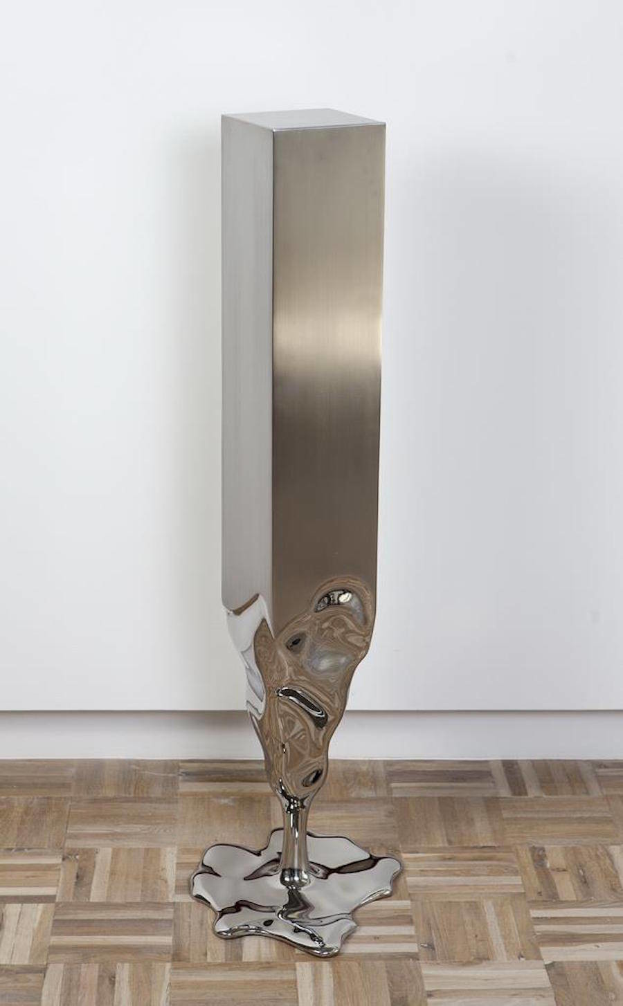 wood，stainless steel，Sculpture，fashion，modern，flow，