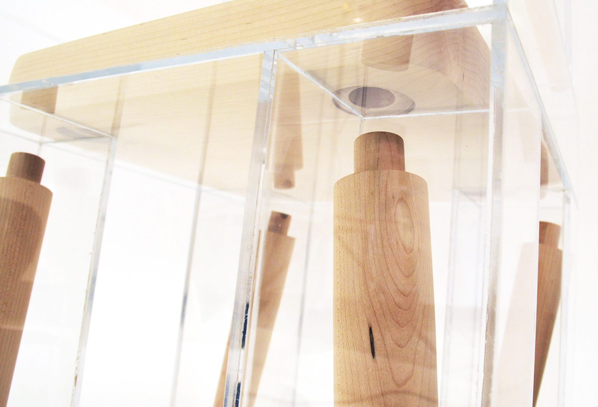 Low saturation，Advanced grey，geometry，line，geometry，Resin and wood，Red dot award，gules，Brain hole design，Simplicity，fashion，chair，Seat design，