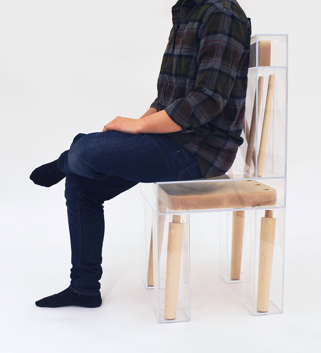 Low saturation，Advanced grey，geometry，line，geometry，Resin and wood，Red dot award，gules，Brain hole design，Simplicity，fashion，chair，Seat design，