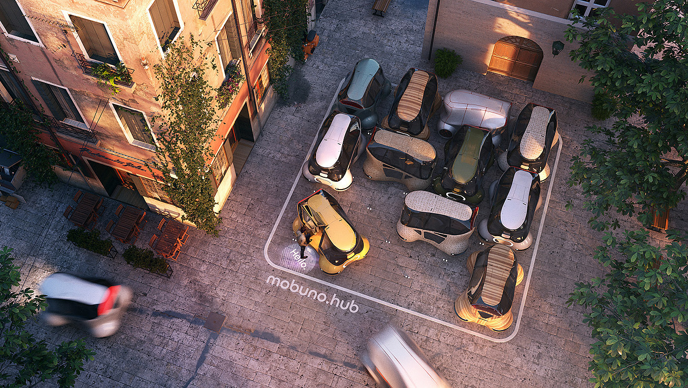 Mobuno，Urban Mobility，Robots，share，automobile，