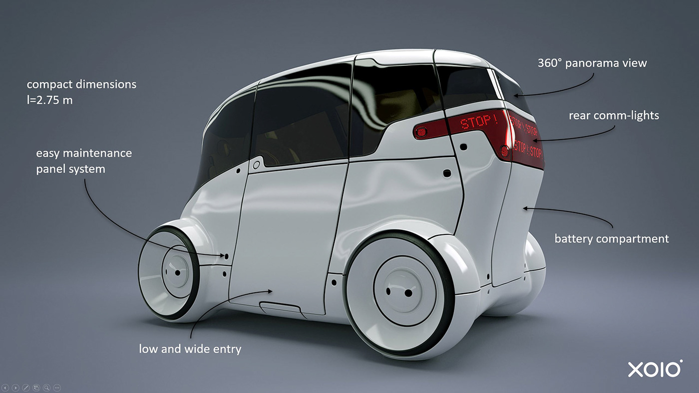 Mobuno，Urban Mobility，Robots，share，automobile，