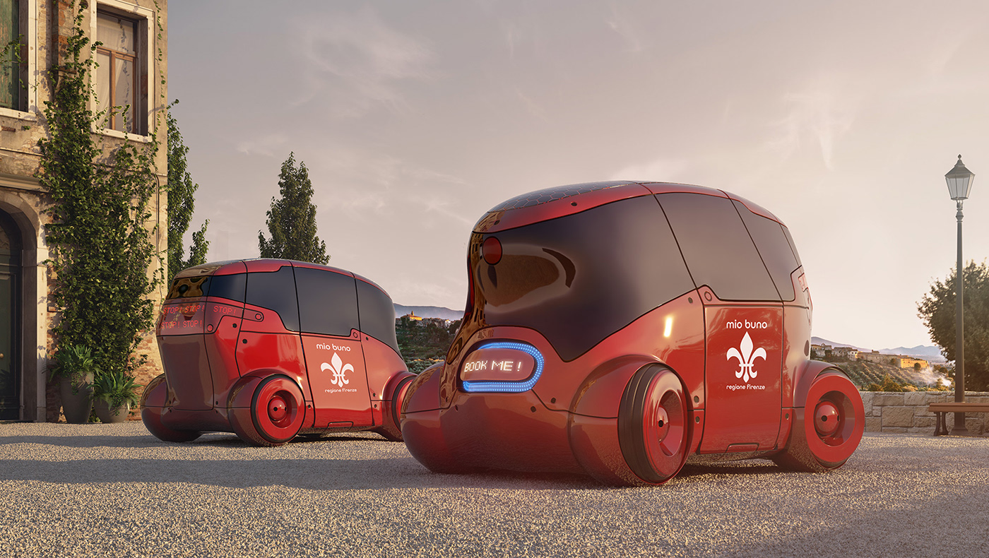 Mobuno，Urban Mobility，Robots，share，automobile，