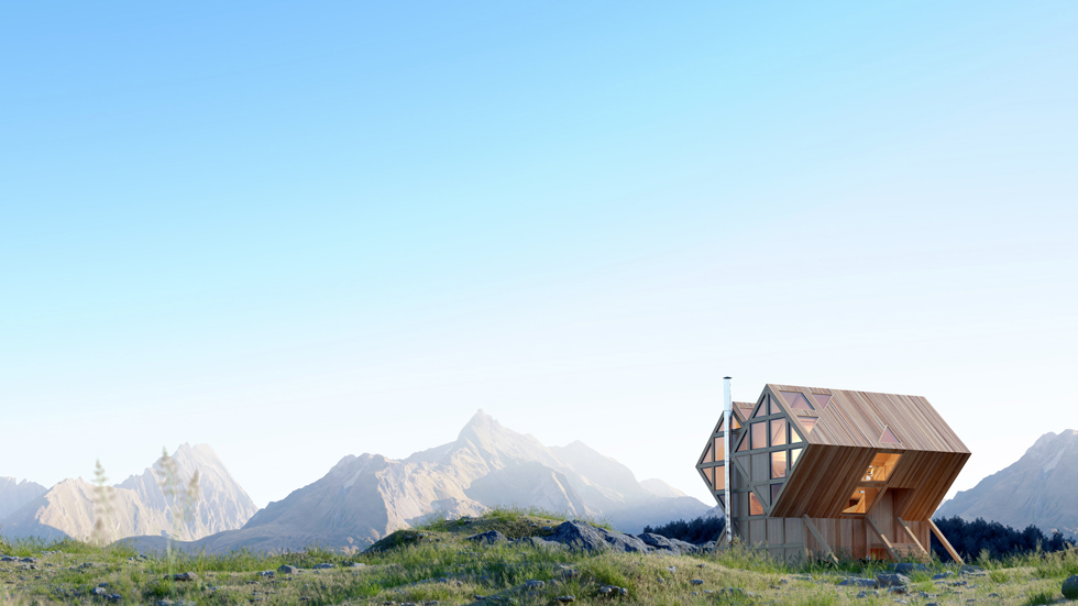 house，wooden ，mountain range，rural，