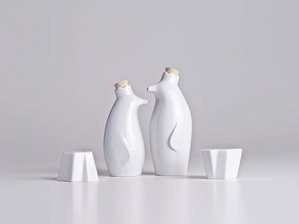 ceramics，white，Sculpture，