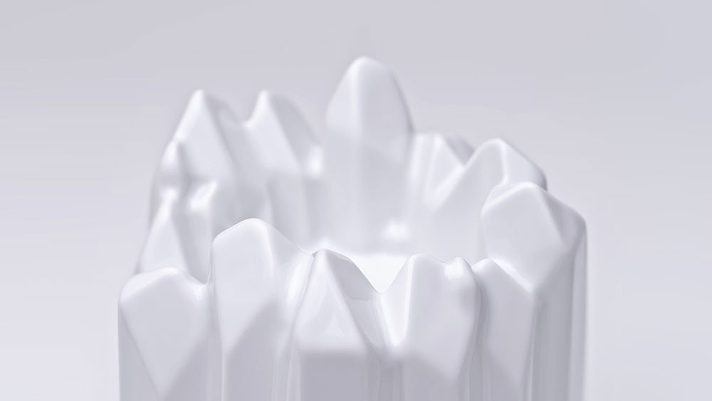 ceramics，white，Sculpture，