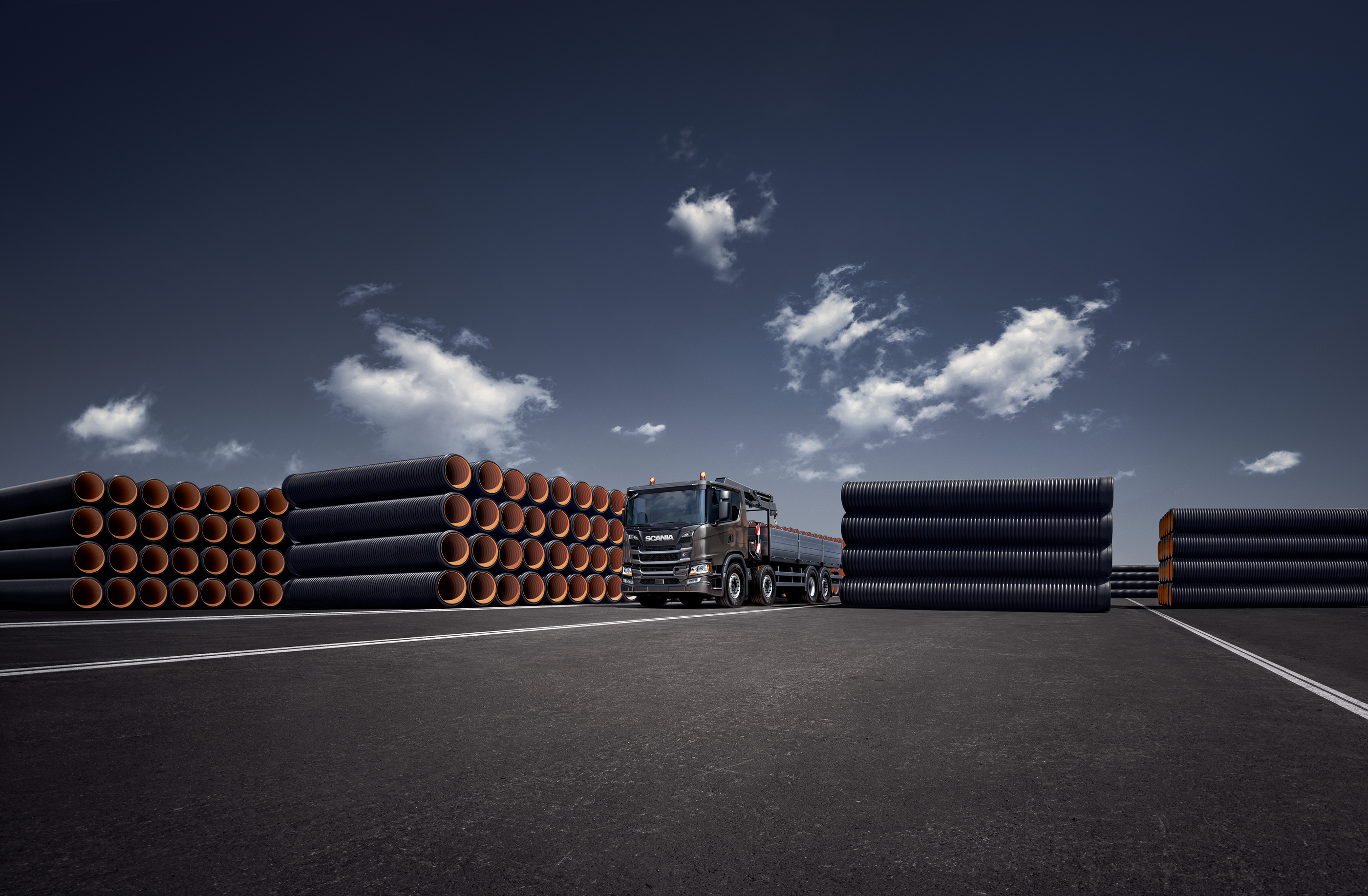 automobile，Rendering，truck，SCANIA，