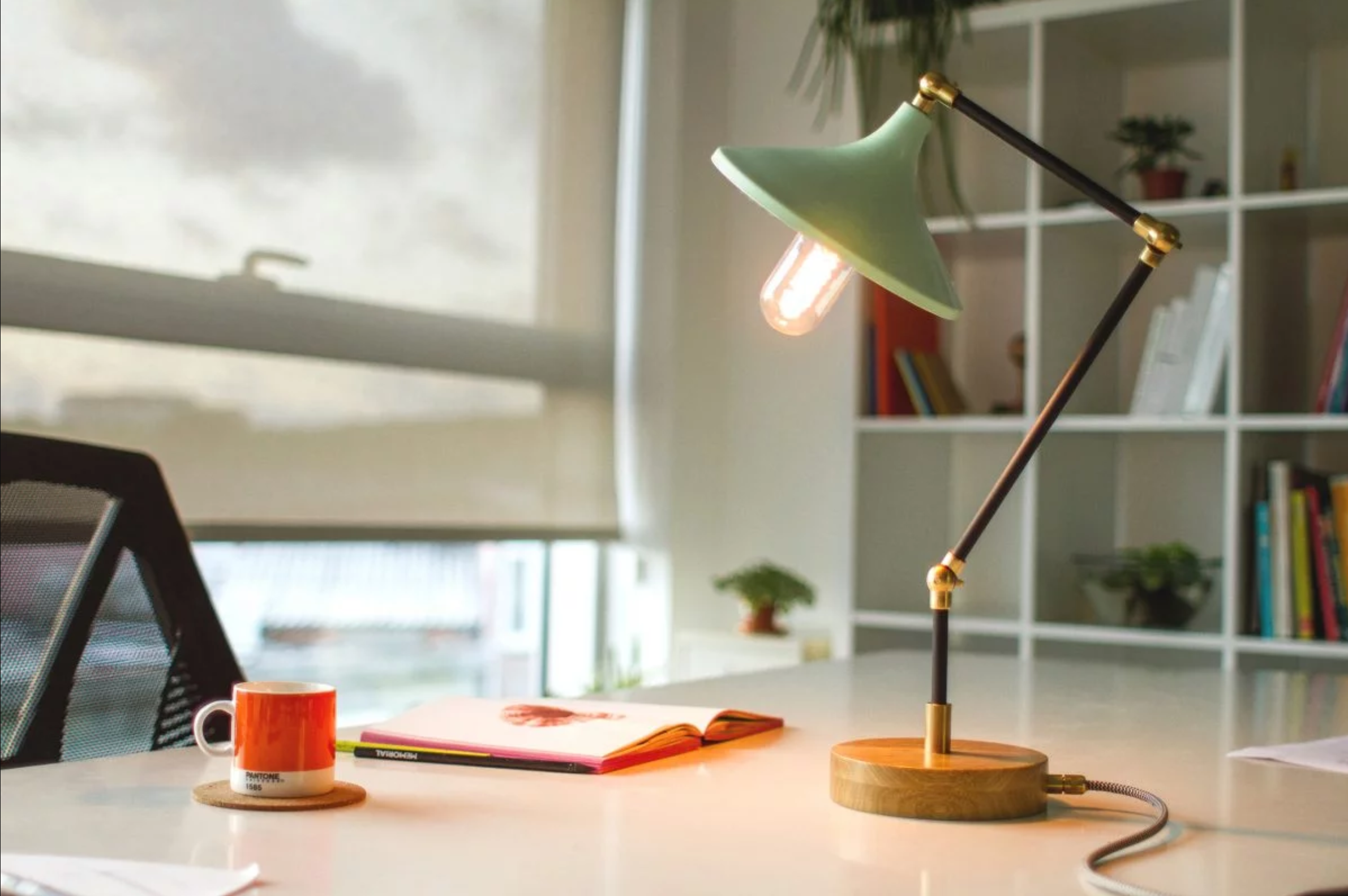 Can be assembled，Desk lamp，Retro，