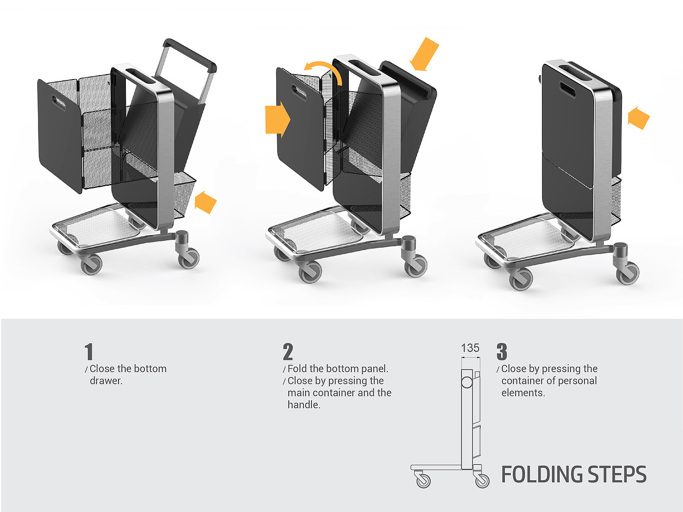 手推车，购物车，收纳，Compact cart，