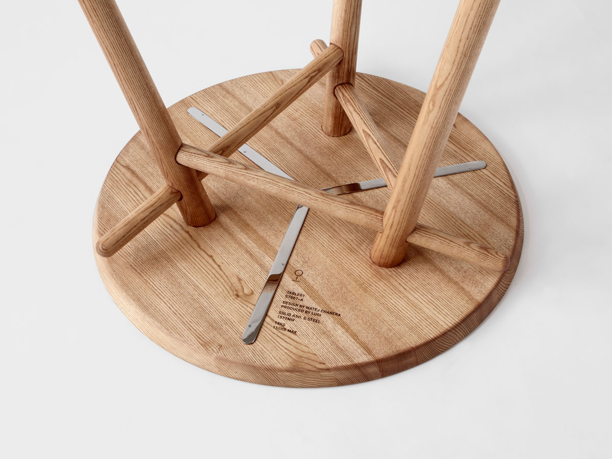 Table，Barstool 02，Bin 01，LUGI，chair，coat hanger，furniture design ，