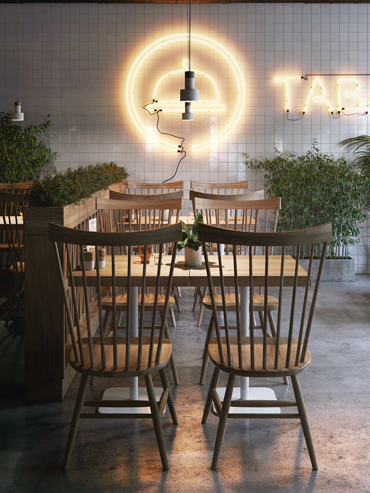 Interior design，restaurant，TABAQTAU，