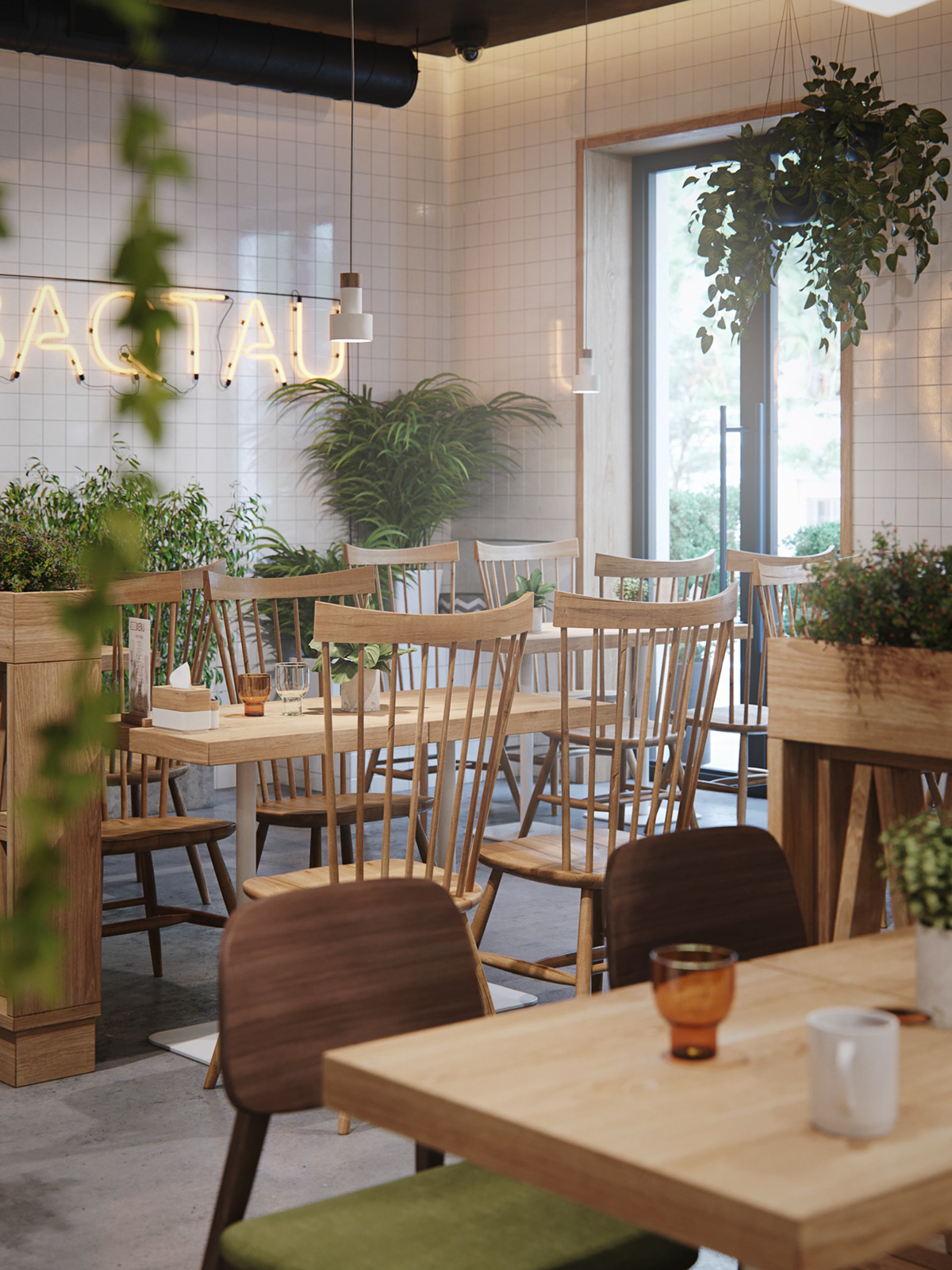 Interior design，restaurant，TABAQTAU，