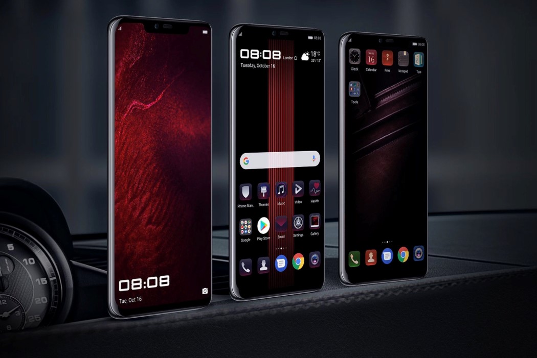 Intelligent mobile phone，Porsche，Huawei，Mate 20 RS，