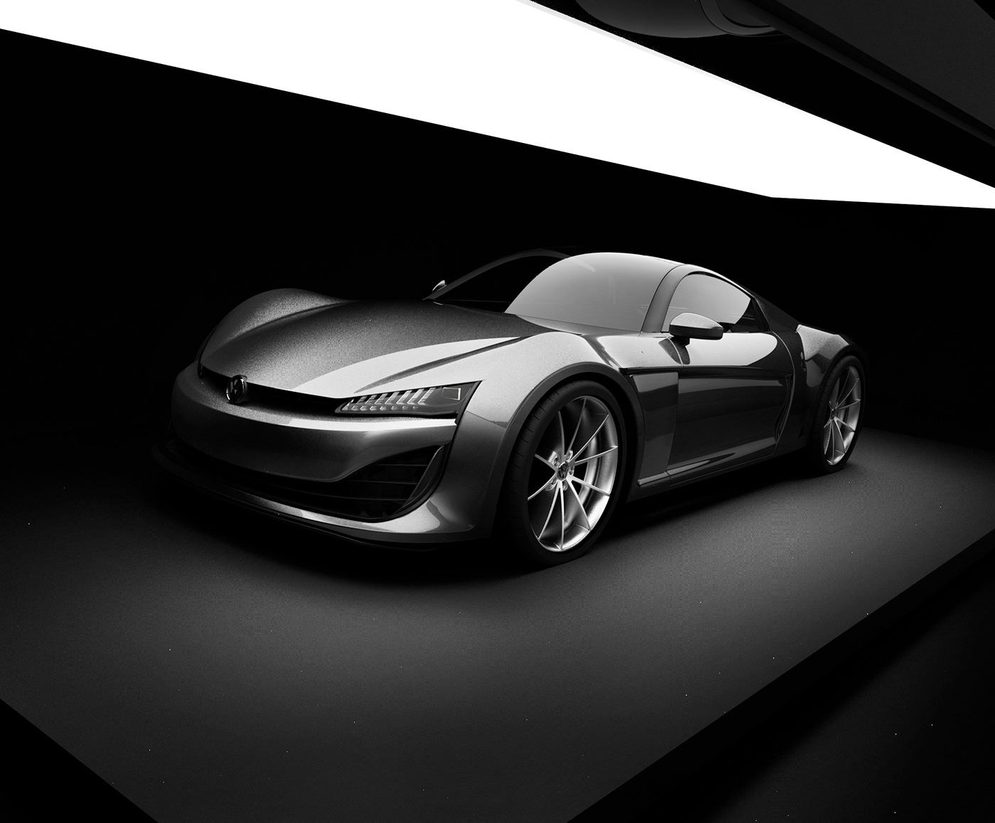 automobile，concept，Volkswagen GTE，public，