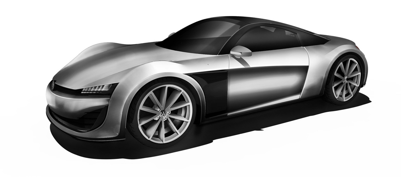 automobile，concept，Volkswagen GTE，public，