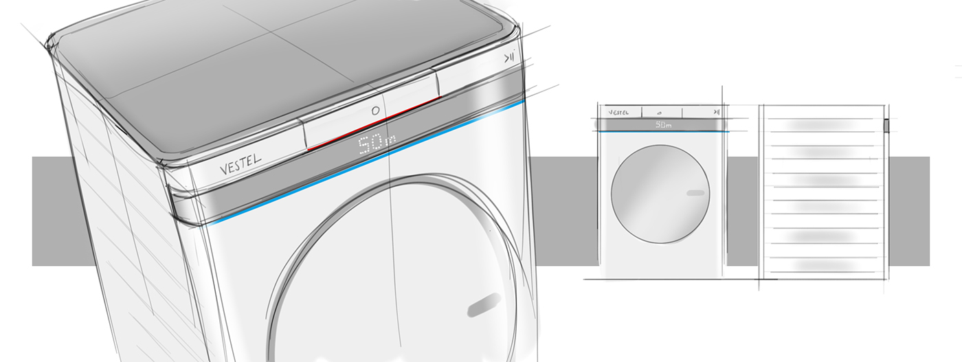 product design，industrial design，Ubee ，ID hand drawn，