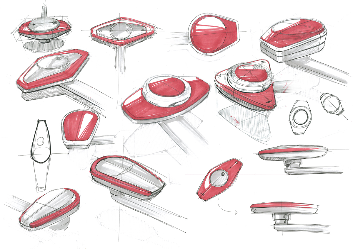 product design，industrial design，Ubee ，ID hand drawn，