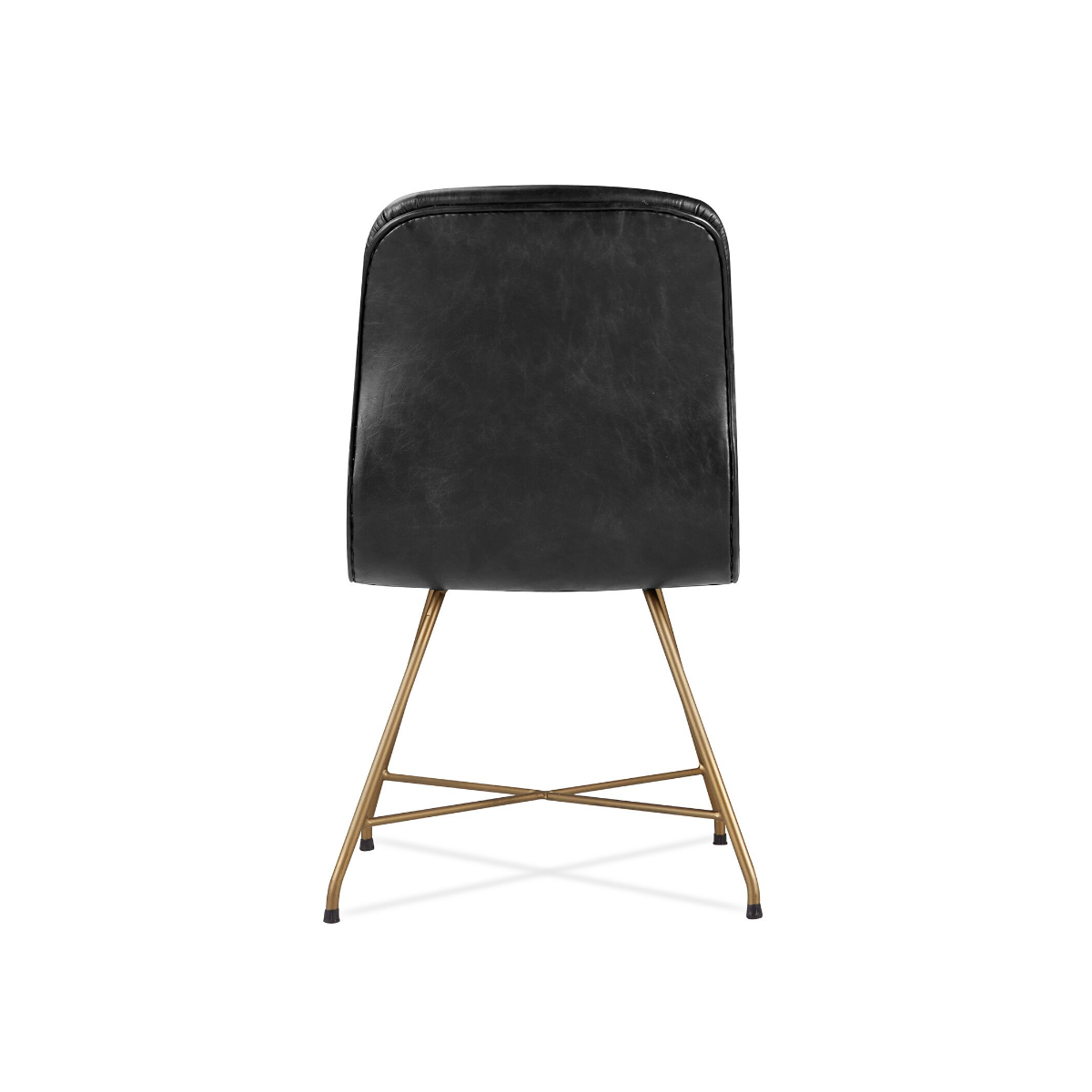 Dining chair，chair，Leatherwear，Metal，yellow，brown，black，industrial design，product design，