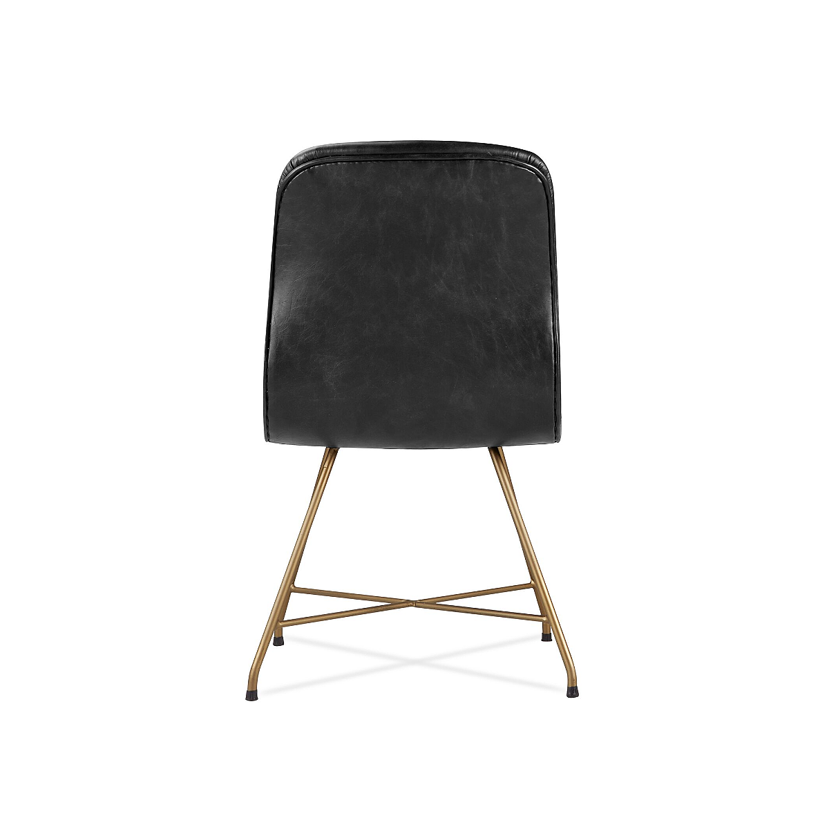 Dining chair，chair，Leatherwear，Metal，yellow，brown，black，industrial design，product design，