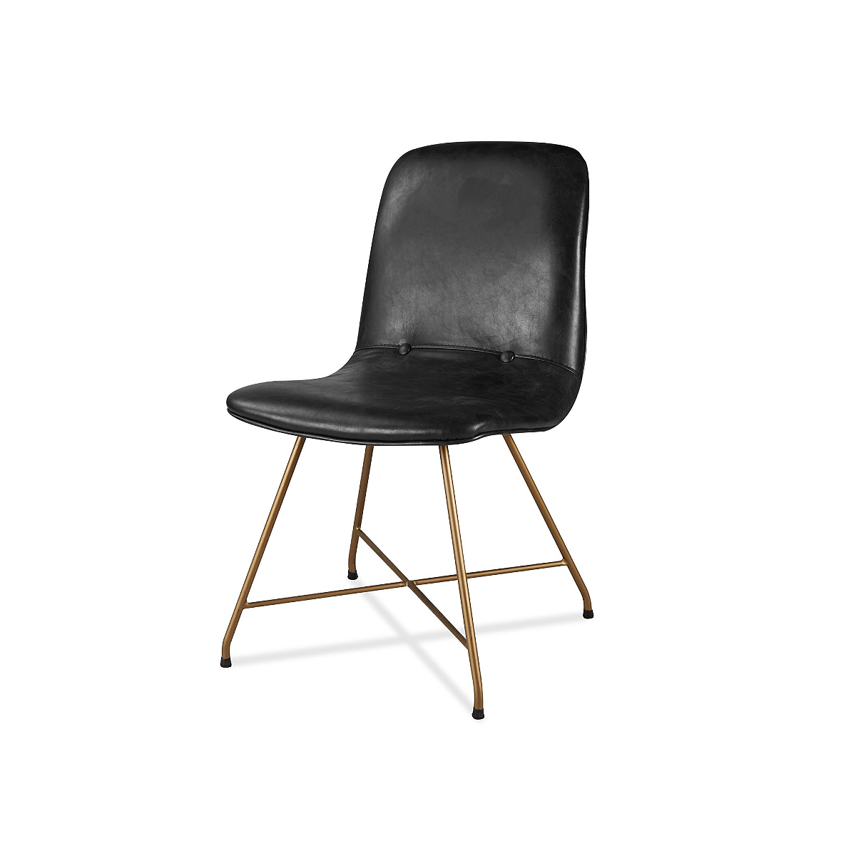 餐椅，椅子，皮革，金属，黄色，棕色，黑色，工业设计，产品设计，
