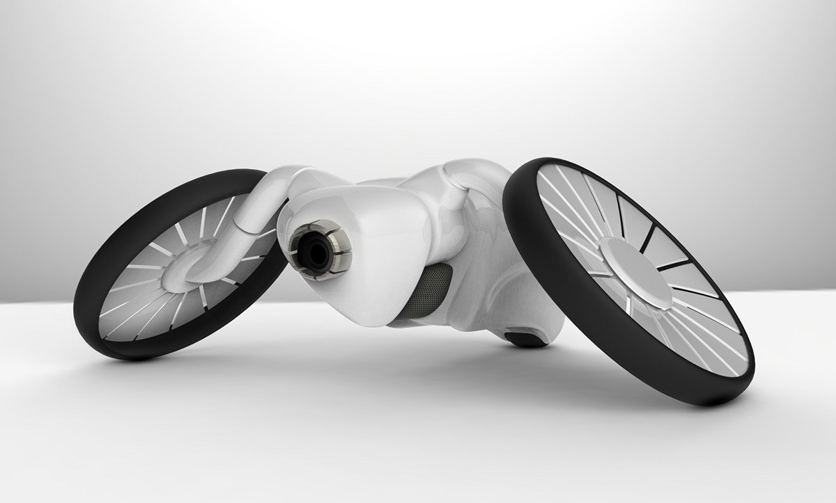 Automatic design，Traffic concept，Adjustable propeller arm，Propeller blade，industrial design，